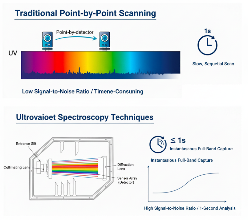 彩譜紡織品紫外線防護(hù)UPF分析儀原理圖